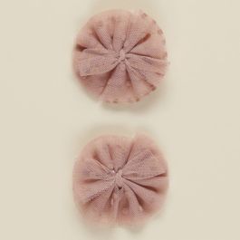 Flutter Tulle Clips | Dusty Rose