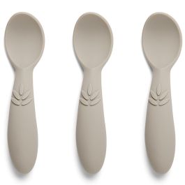 Ella Silicone Spoon 3 Pack | Cobblestone