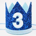 Navy Glitter Crown | 3