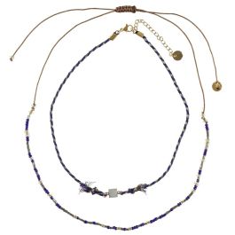 Necklaces | Purple (set of 2)