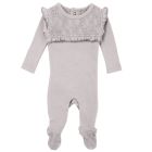 Lace Footie | Fog