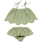 Olivia Baby Set | Natural Green