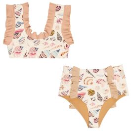 Bumpy Kayenta Top & Bottom | Striped Shell Print