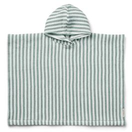 Paco Poncho | Y/D stripes Peppermint / White
