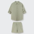 Peterk Soft Gauze Shirt & Alexk Gauze Shorts | Green