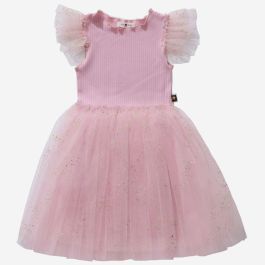 Luby Frill Dress | Pink