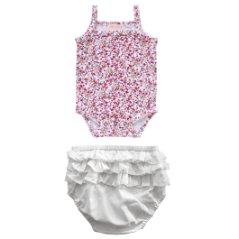 Poet Playsuit Forget Me Knot & Ruffle Bloomers