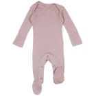 Pointelle Lap-Shoulder Baby Footie | Thistle