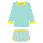 Pop Top Green & Screech Shorts Yellow Green