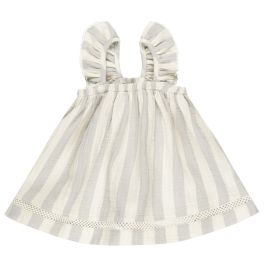 Ruffled Tank Dress | Sky Stripe