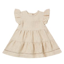 Belle Dress | Ocre Stripe