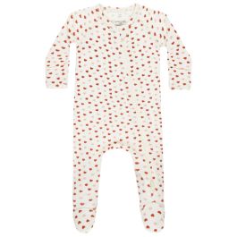 Bamboo Zip Footie | Valentines