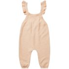 Pointelle Knit Overalls | Shell