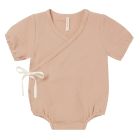 Woven Wrap Romper | Blush