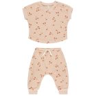 Terry Tee + Pant Set | Cherries