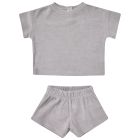Terry Tee + Shorts Set | Periwinkle