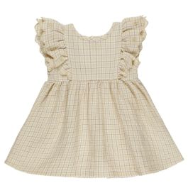 Alina Dress | Yellow Plaid