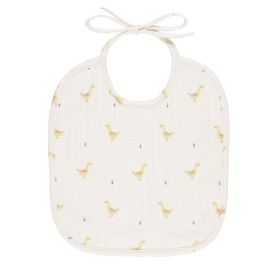 Woven Tie Bib | Geese
