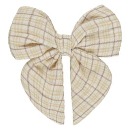 Bow | Yellow Plaid