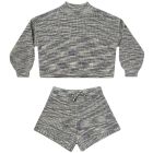 Knit Sweater & Knit Shorts | Heathered Slate