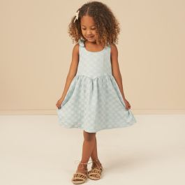 Summer Dress | Blue Check