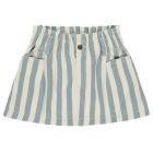 Denim Mini Skirt | Ocean Stripe