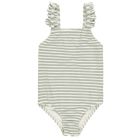Positano One-piece | Sage Stripe