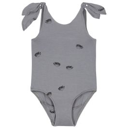 Roberta Swimsuit | Grey Blue/Puffer Fish