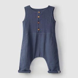 Ribbed Jumpsuit | Indigo