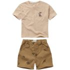 Sunbed Linen T-Shirt & Woven Umbrella Shorts | Set