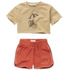 Cropped T-Shirt & Sport Shorts | Set
