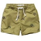 Umbrella Print Swim Shorts | Olive Green