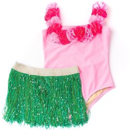 Hula Lei One Piece Fringe Skirt