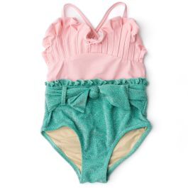 H2O Appear Shimmer Mermaid 1 Piece | Pink & Green