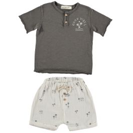 Good Vibes Tshirt & Palm Shorts