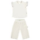 Tshirt & Pants | White