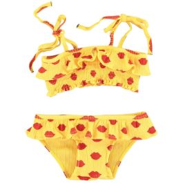 Bikini | Yellow W/ Red Lips