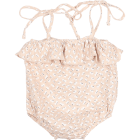 Seed Cotton Flame Romper | Rose