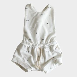 Shortie Romper | Triangles