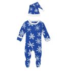 Snow-Ho-Ho Footie & Cap Set