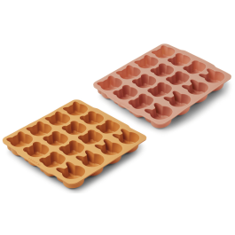 Sonny Ice Cube Tray 2 Pack | Yellow Mellow/Dark Rose Mix