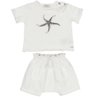 Starfish T-Shirt & Textured Cotton Short