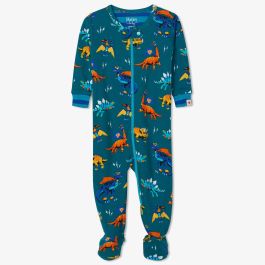 Superhero Dinos Baby Footed Coverall