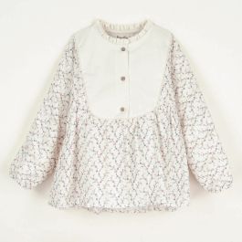 Pink Floral Blouse W/ Yoke