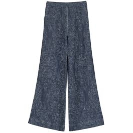 Jacquard Wide Trousers