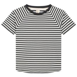 Crewneck Tee | Nearly Black/Off White