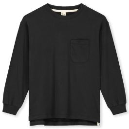 Oversized L/S Tee GOTS | Nearly Black
