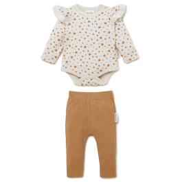 Taffy Star Onesie & Taffy Rib Leggings