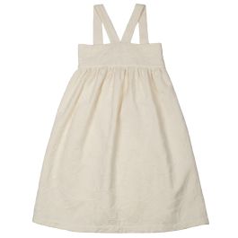 Textured Flower Dress | Natural