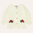 Flowers Embroidery Kids Blouse